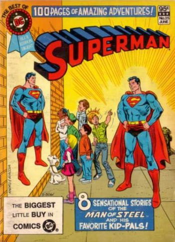 Untitled [The Man of Steel and His Favorite Kid-Pals]