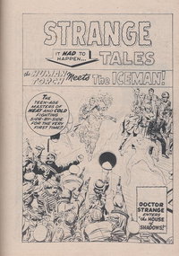 Strange Tales (Yaffa/Page, 1978 series)  #5 ([January 1981?]) — The Human Torch Meets the Iceman!