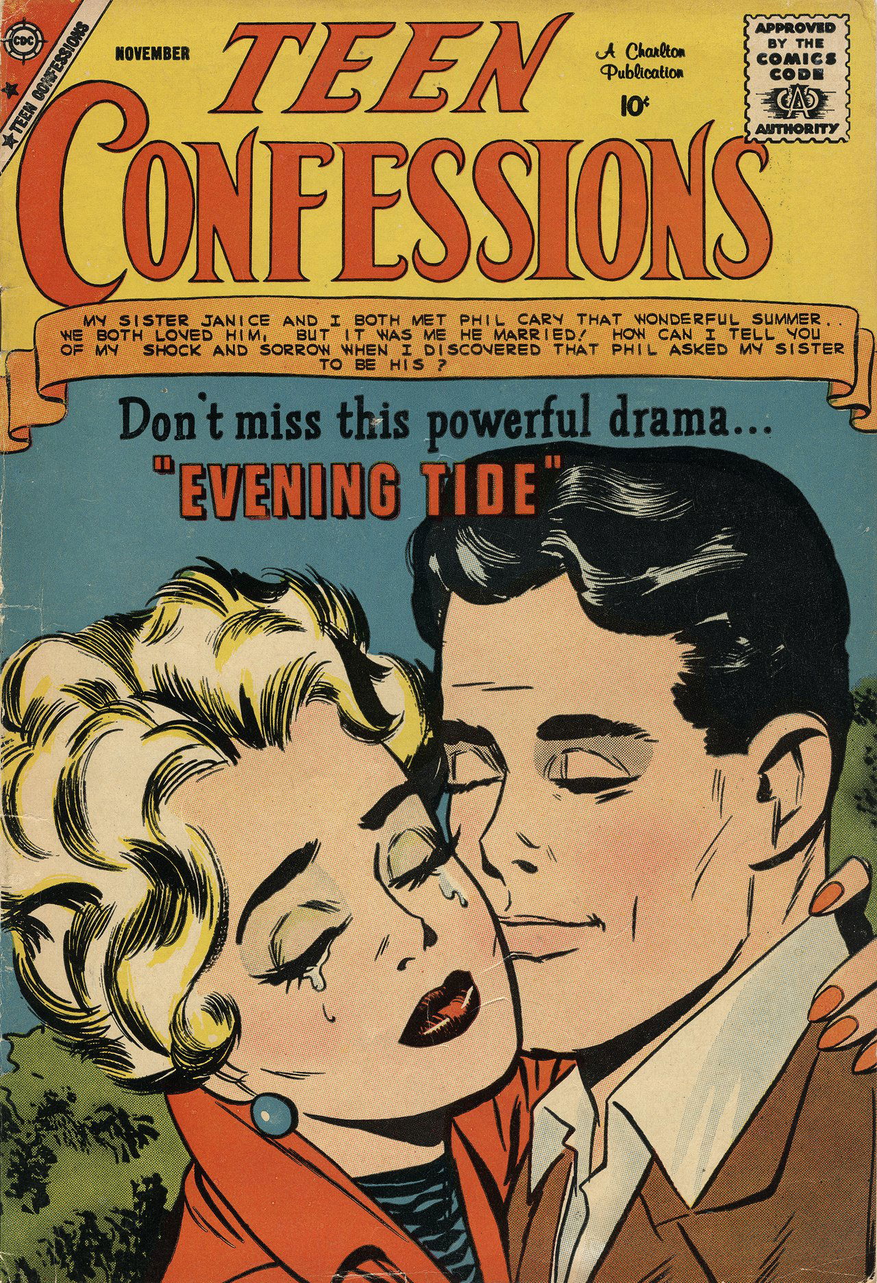 Teen Confessions (Charlton, 1959 series) #2 (November 1959)