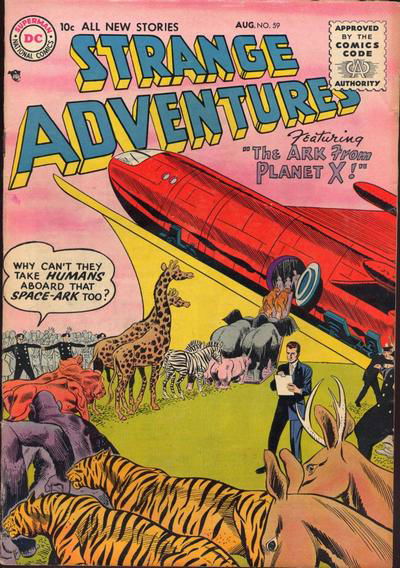 Strange Adventures (DC, 1950 series) #59 (August 1955)