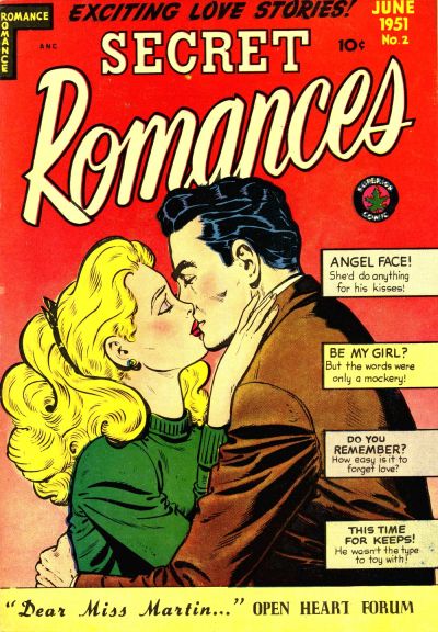 Secret Romances (Superior, 1951 series) #2 (June 1951)