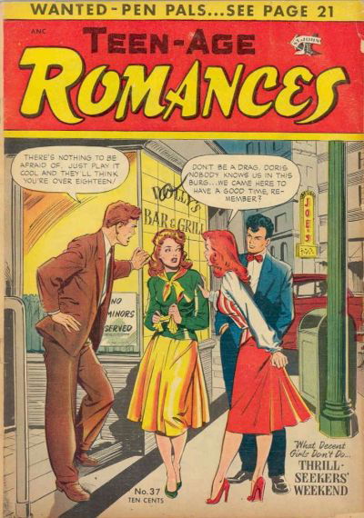 Teen-Age Romances (St. John, 1949 series) #37 May 1954