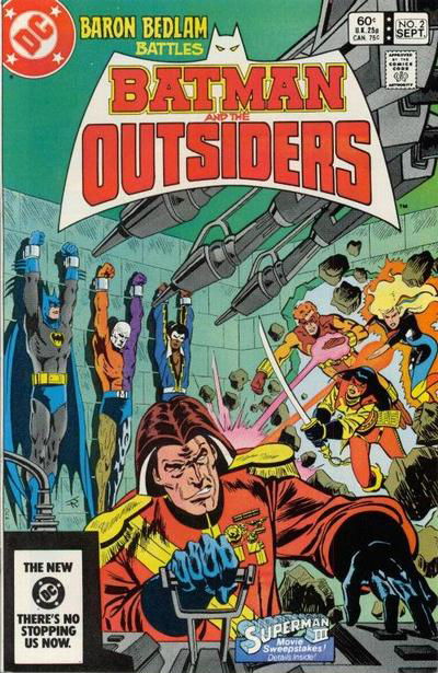 Batman and the Outsiders (DC, 1983 series) #2 September 1983