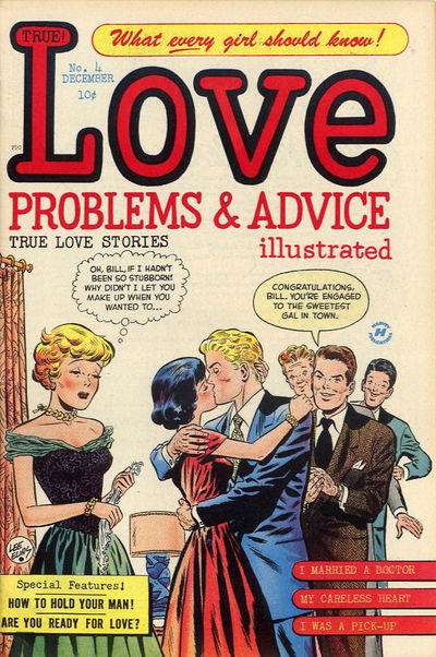 True Love Problems and Advice Illustrated (Harvey, 1949 series) #4 December 1949