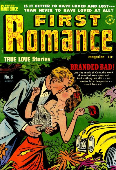 First Romance Magazine (Harvey, 1949 series) #8 (August 1951)