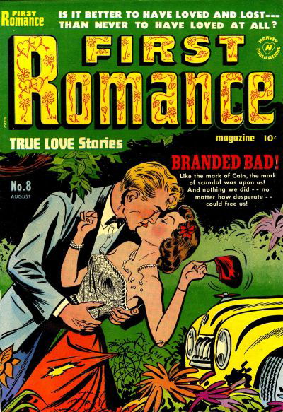 First Romance Magazine (Harvey, 1949 series) #8 August 1951