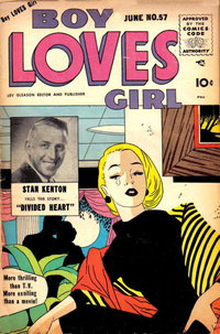 Boy Loves Girl (Lev Gleason, 1952 series)  #57 (June 1956)