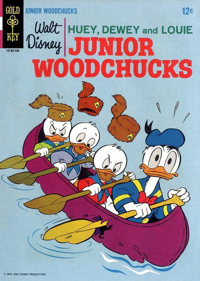 Walt Disney Huey, Dewey and Louie Junior Woodchucks  #2 (August 1967)