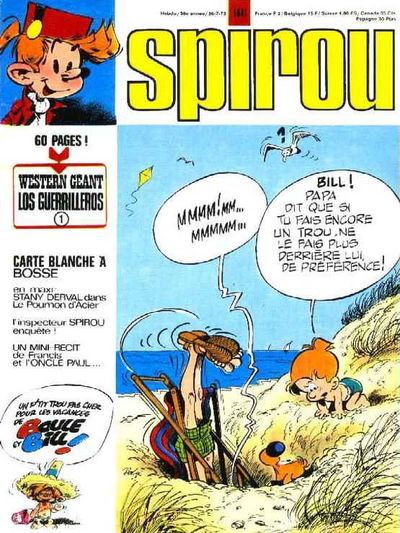 Spirou (Dupuis, 1947 series) #1841 (26 July 1973)