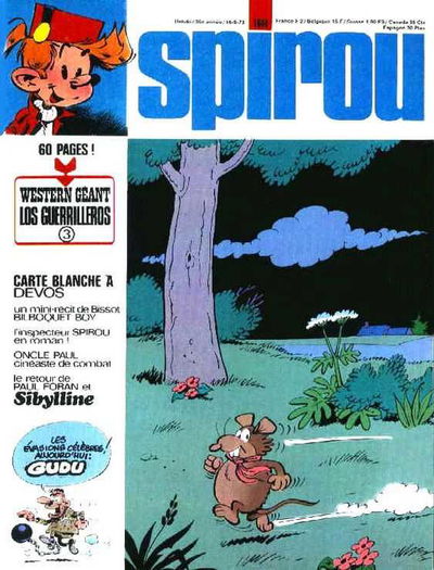 Spirou (Dupuis, 1947 series) #1844 (16 August 1973)