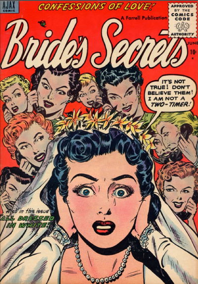 Bride's Secrets (Farrell, 1954 series) #8 June 1955