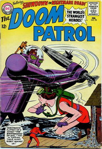 The Doom Patrol (DC, 1964 series)  #93 (February 1965) — Showdown on Nightmare Road!