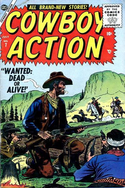 Cowboy Action (Marvel, 1955 series) #7 July 1955