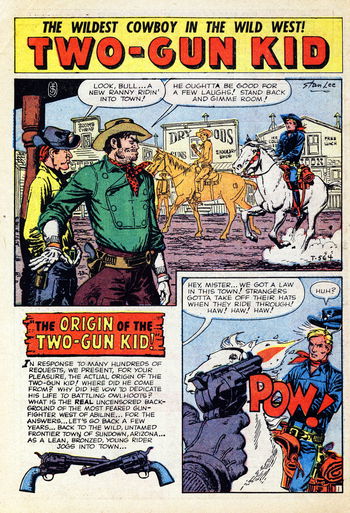 Two Gun Kid (Marvel, 1953 series) #52 — The Origin of the Two-Gun Kid! (page 1)