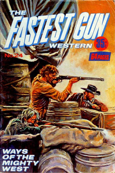 The Fastest Gun Western (KG Murray, 1974 series) #24 ([August 1976?])