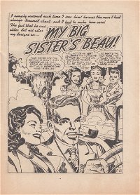 Young Romance (Atlas, 1949? series) #6 — My Big Sister's Beau! (page 1)