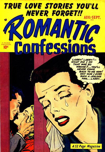 Romantic Confessions (Hillman, 1949 series) v1#10 (August-September 1950)