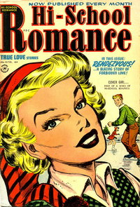 Hi-School Romance (Harvey, 1949 series)  #25 (February 1954)