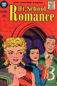 Hi-School Romance (Harvey, 1949 series) #55 September 1956