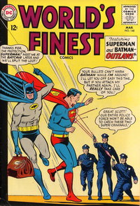 World's Finest Comics (DC, 1941 series)  #148 (March 1965) — Superman and Batman -- Outlaws!