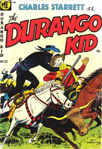 Charles Starrett as the Durango Kid (Magazine Enterprises, 1949 series) #32 November-December 1954