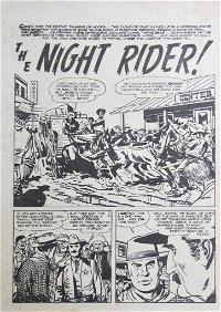 Silver Star Western Library (Yaffa/Page, 1974 series) #1 — The Night Rider! (page 1)