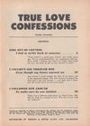 True Love Confessions (Regal, 1960? series) #17 — True Love Confessions Number Seventeen Contents (page 1)