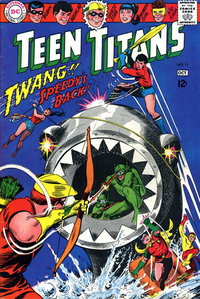 Teen Titans (DC, 1966 series)  #11 (September-October 1967) — Twang!! Speedy's Back!