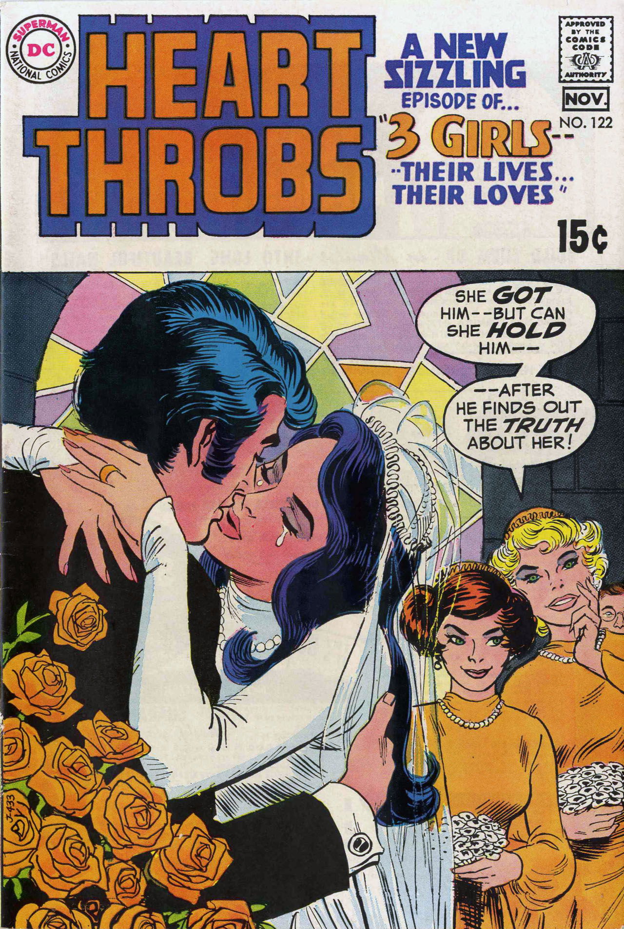 Heart Throbs (DC, 1957 series) #122 (October-November 1969)