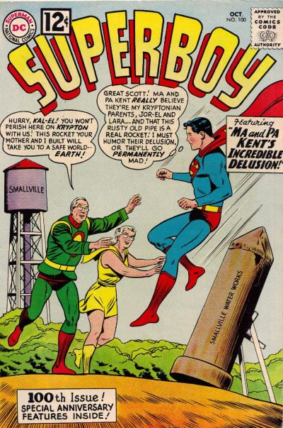 Superboy (DC, 1949 series) #100 (October 1962)