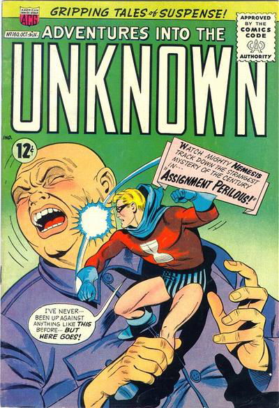 Adventures into the Unknown (ACG, 1948 series) #160 October-November 1965