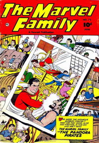 The Marvel Family (Fawcett, 1945 series)  #72 (June 1952) — The Pandora Pirates