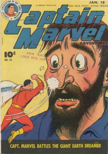 Capt. Marvel Battles the Giant Earth Dreamer