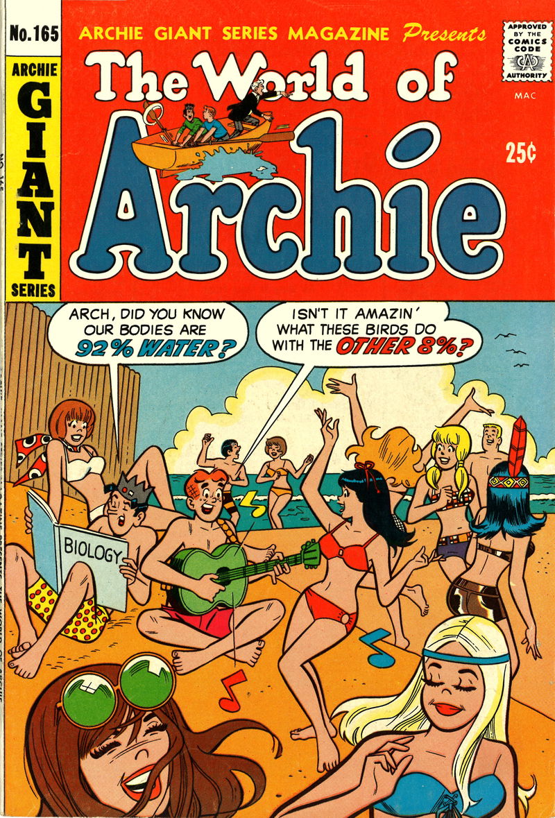 Archie Giant Series Magazine (Archie, 1954 series) #165 (September 1969)