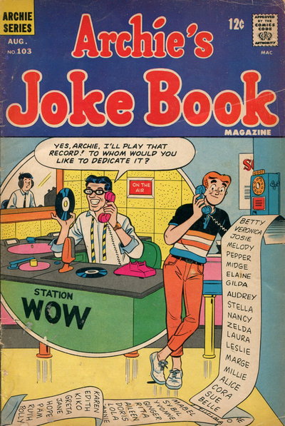 Archie's Joke Book Magazine  #103 (August 1966)
