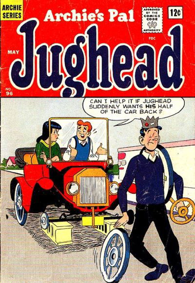 Archie's Pal Jughead (Archie, 1949? series) #96 (May 1963)