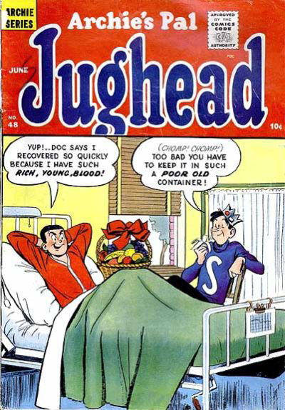 Archie's Pal Jughead (Archie, 1949? series) #48 (June 1958)