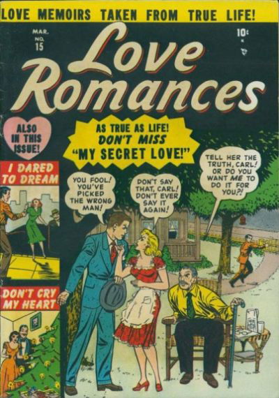 Love Romances (Marvel, 1949 series) #15 March 1951