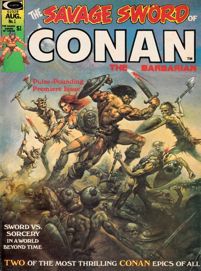 The Savage Sword of Conan  #1 (August 1974)
