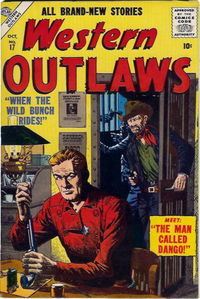 Western Outlaws (Warwick [Atlas], 1954 series) #17 (October 1956)