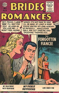 Brides Romances (Quality, 1953 series)  #21 (July 1956)