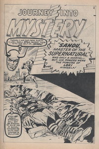 The Mighty Thor (Yaffa/Page, 1977 series)  #3 (October 1978) — Sandu, Master of the Supernatural