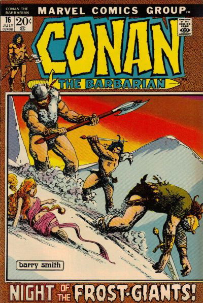 Conan the Barbarian (Marvel, 1970 series) #16 (July 1972)