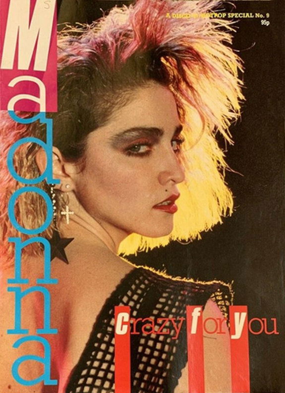 Disco 45 HotPop Special (UK, 1985? series) #9 — Madonna Crazy for You ([November 1985?])