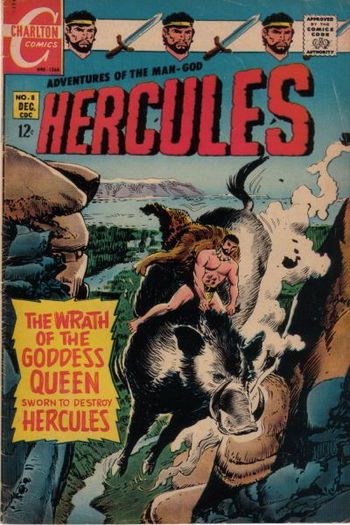 Hercules (Charlton, 1967 series) #8 December 1968