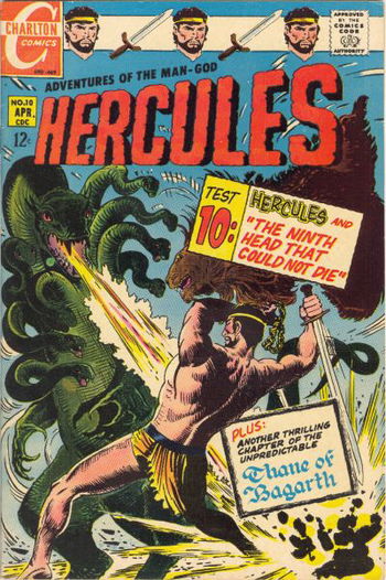 Hercules (Charlton, 1967 series) #10 April 1969