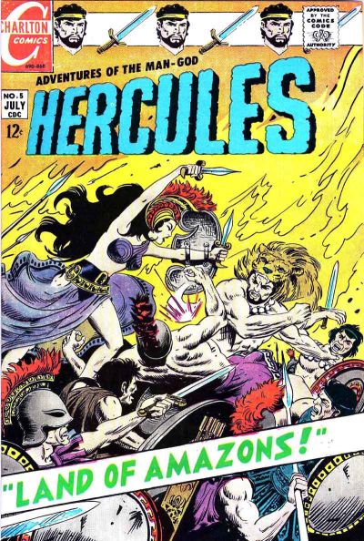 Hercules (Charlton, 1967 series) #5 (July 1968)