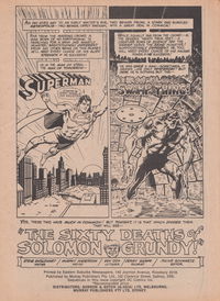 Superman Presents Swamp Thing (Murray, 1981)  — The Sixty Deaths of Solomon Grundy!