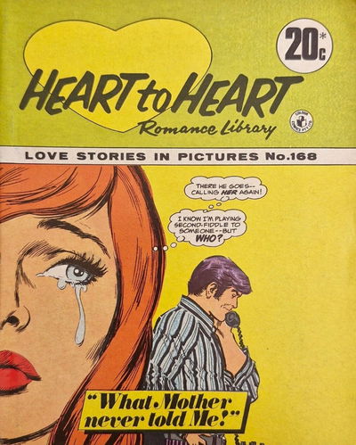 Heart to Heart Romance Library (Colour Comics, 1958 series) #168 [May 1972?]