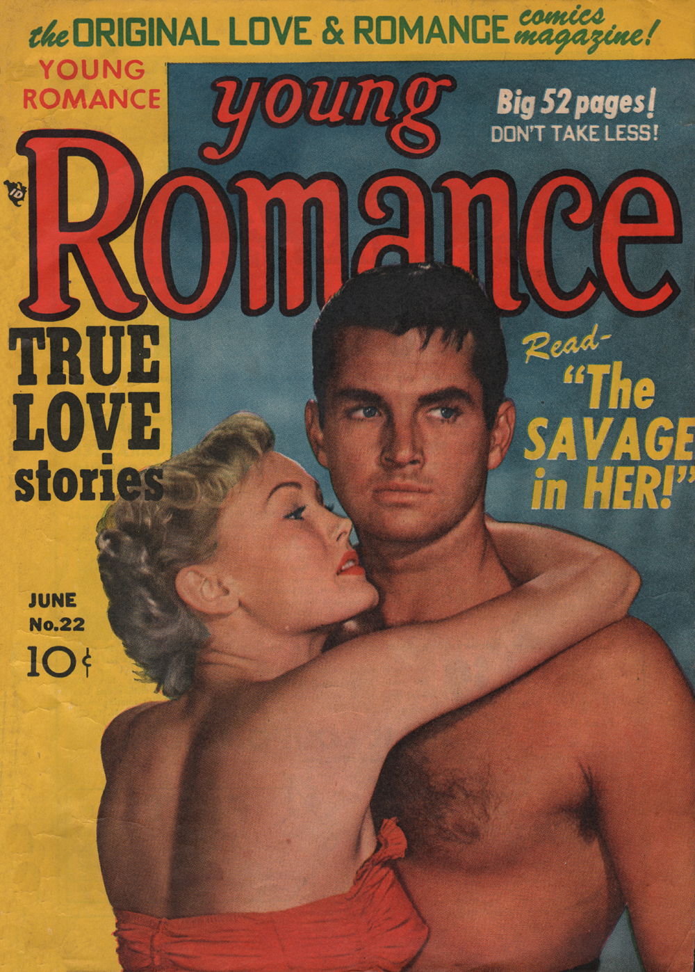 Young Romance (Prize, 1947 series) v3#10 (22) (June 1950)